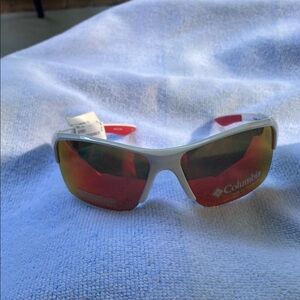 Columbia Red and White Men's Sunglasses